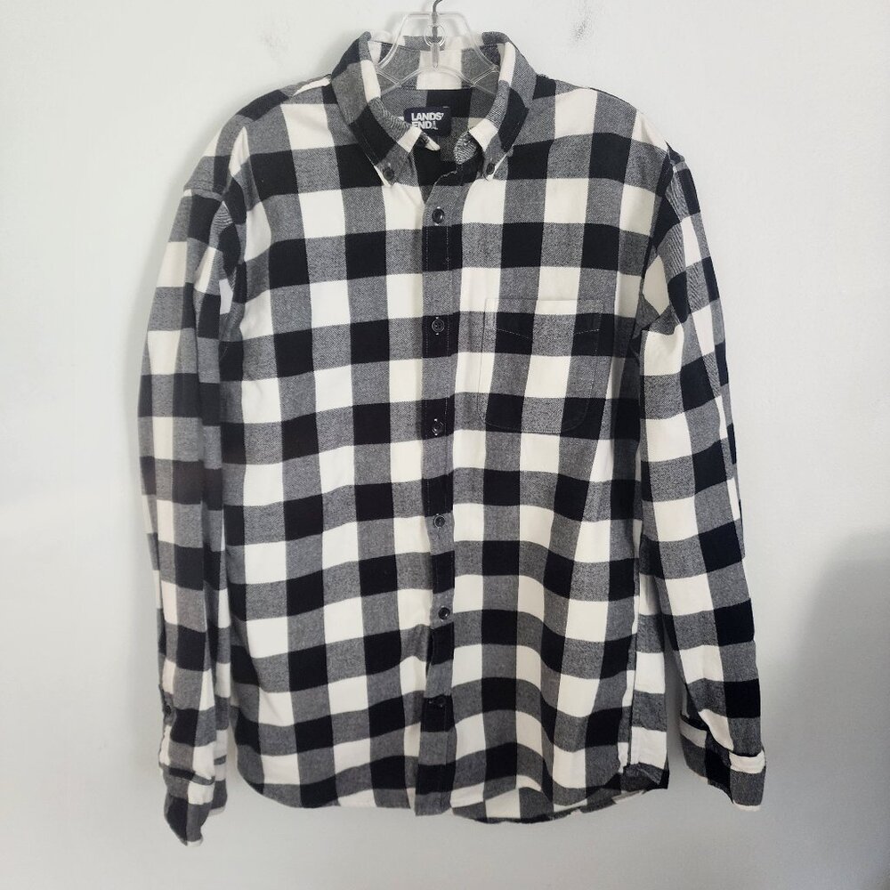 Land's End Flannel Shirt, Size M, Like New